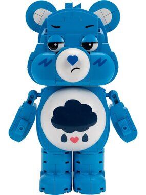 Grumpy Bear Building Set - 7-Inch Articulated Figure with 419 Pieces, Fun Toy